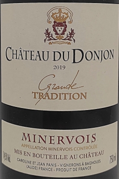 Chateau du Donjon Grande Tradition 2019, AC Minervois, Rotwein, trocken, 0,75l